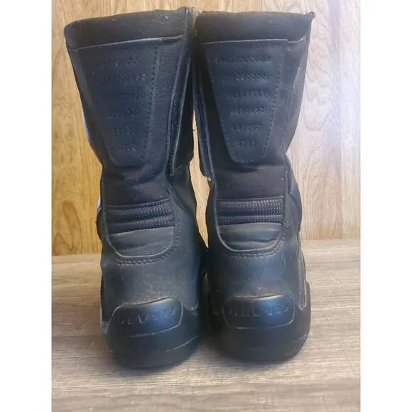Revit Motorcycle Leather Boots Mens Size 7 Black