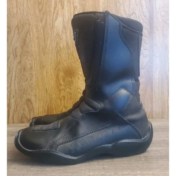 Revit Motorcycle Leather Boots Mens Size 7 Black
