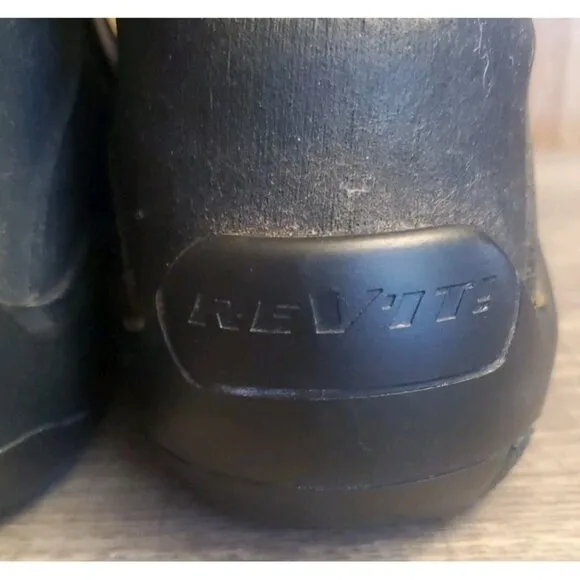 Revit Motorcycle Leather Boots Mens Size 7 Black
