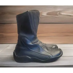 Revit Motorcycle Leather Boots Mens Size 7 Black