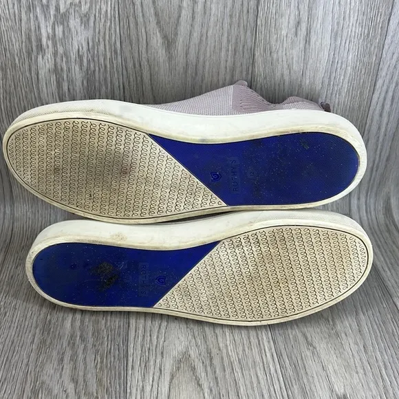 ROTHY’S lilac grey Chelsea pull on sneakers