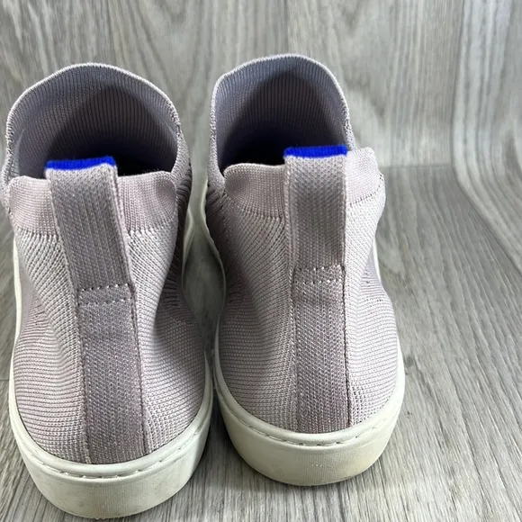ROTHY’S lilac grey Chelsea pull on sneakers