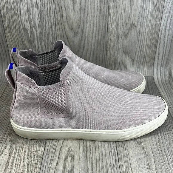 ROTHY’S lilac grey Chelsea pull on sneakers