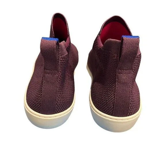 ROTHY’S The Chelsea Berry Lattice Knit High Top Sneaker Ankle Boots Shoes 13