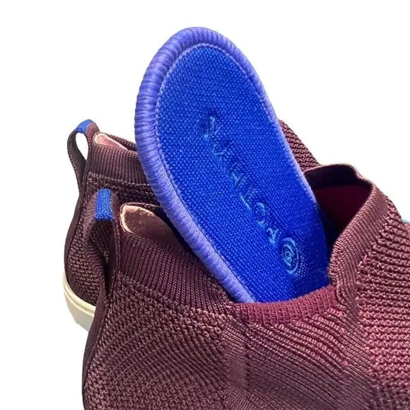 ROTHY’S The Chelsea Berry Lattice Knit High Top Sneaker Ankle Boots Shoes 13