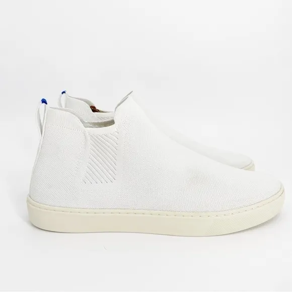 Rothy's The Chelsea High Top Sneakers Knit Ankle Booties Flats Shoe Hi Top Women