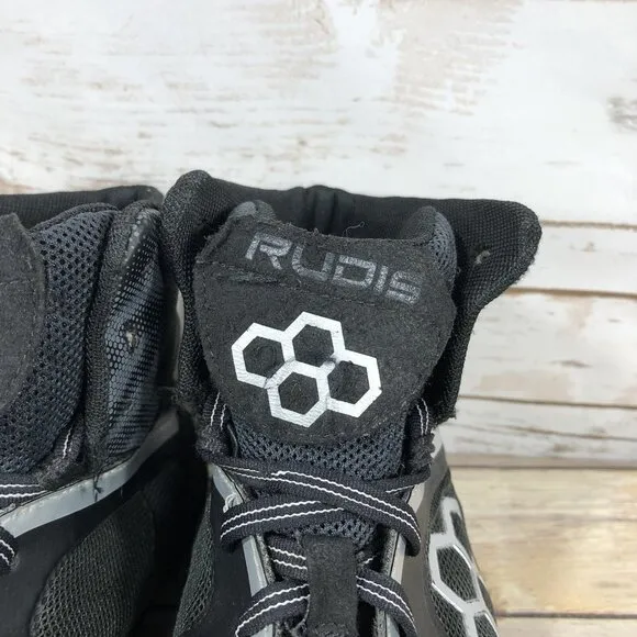 Rudis Wrestling MMA Shoes Mens Size 13 Athletic Lace Up Training Black