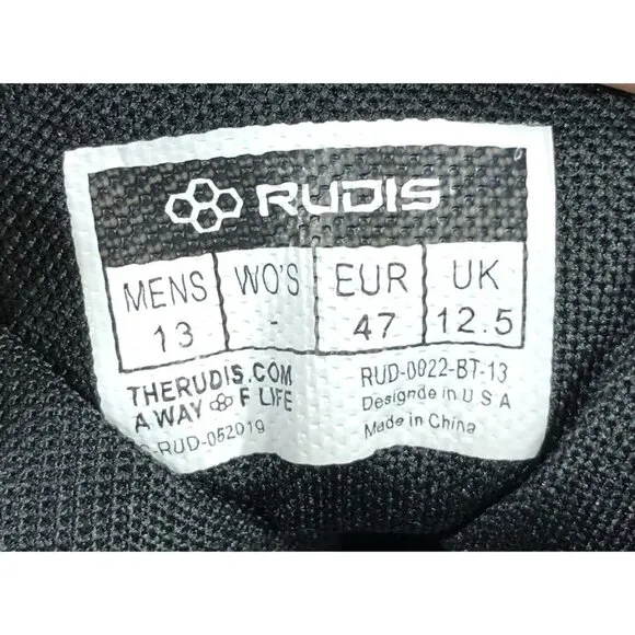 Rudis Wrestling MMA Shoes Mens Size 13 Athletic Lace Up Training Black