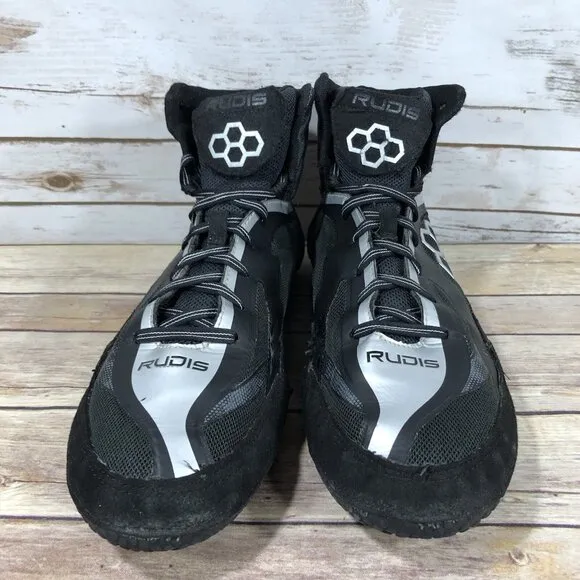 Rudis Wrestling MMA Shoes Mens Size 13 Athletic Lace Up Training Black