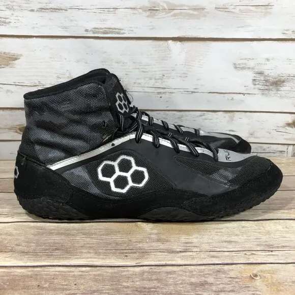 Rudis Wrestling MMA Shoes Mens Size 13 Athletic Lace Up Training Black