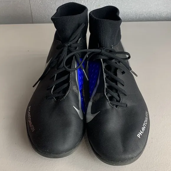 S5 Nike Mens Phantom‎ VSN AO3271-004 Black Soccer Cleats Shoes Size 10.5
