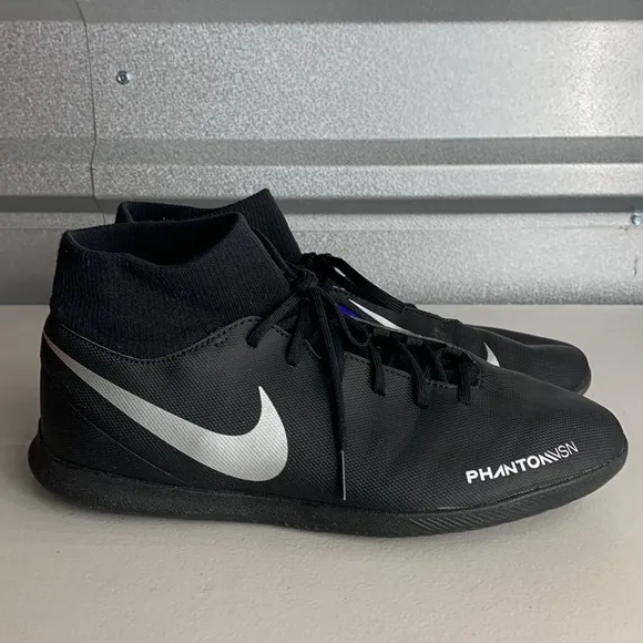 S5 Nike Mens Phantom‎ VSN AO3271-004 Black Soccer Cleats Shoes Size 10.5