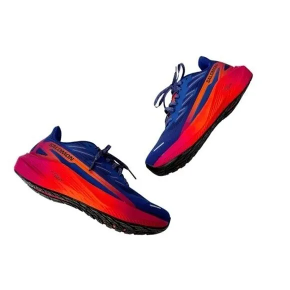 Salomon Aero Blaze 2 Running Sneakers DRAGON FIRE/VIVACIOUS Size 6.5 WORN ONCE