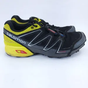 Salomon Shoes Mens Sz 8 Speedcross Vario Sneakers Black Low Top Lace Up 376124