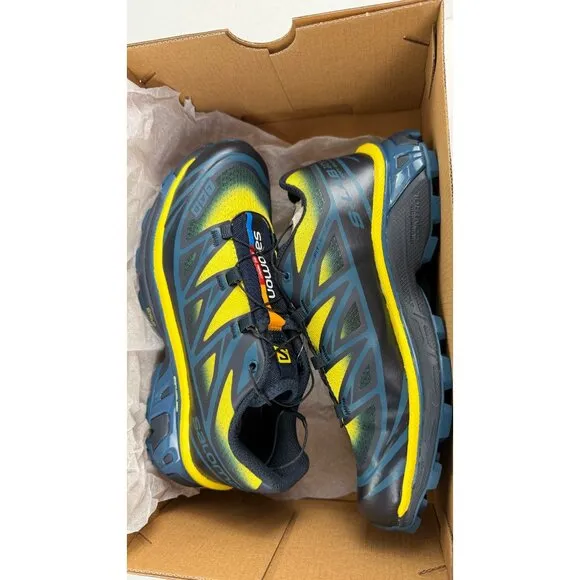 Salomon Unisex XT-6 Skyline Navy Running &amp; Training Shoes M 4.5 W 5.5