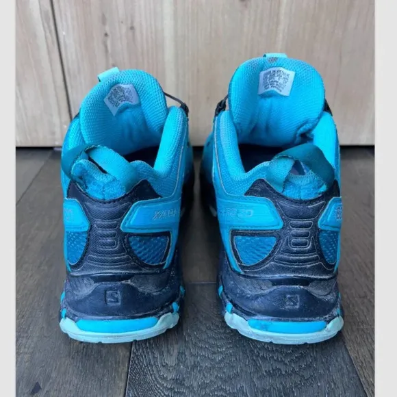 Salomon Women's XA PRO 3D V8 Trail Shoes Size 6 Teal Outdoor Athletic Running