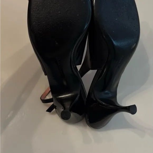 Salvatore Ferragamo Black Leather Women's Shoes