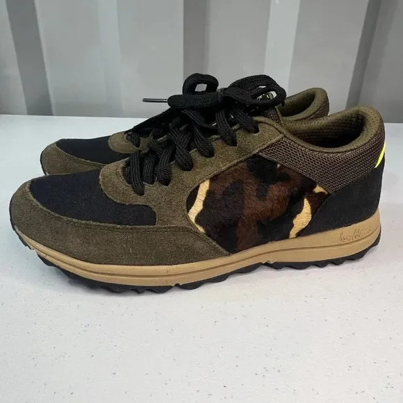 Sam Edelman Camouflage Des Jogging Sneakers Size 7.5 NWB Tennis Shoes