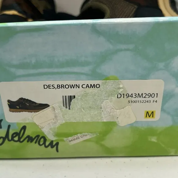 Sam Edelman Camouflage Des Jogging Sneakers Size 7.5 NWB Tennis Shoes