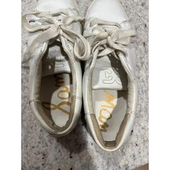 Sam Edelman White Tennis Shoes - Size 8‎