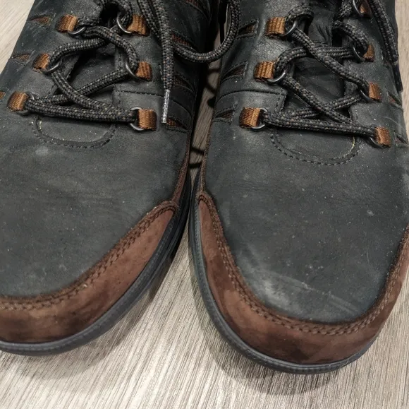 Samuel Hubbard Open Road Black Waxhide Suede Nubuck Shoes. Size 9 Wide