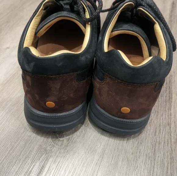Samuel Hubbard Open Road Black Waxhide Suede Nubuck Shoes. Size 9 Wide