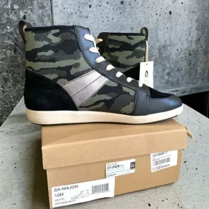 Sanctuary NEW High Top Sneakers Major Multicolored Camo Leather Shoes