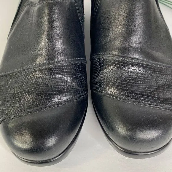 SAS Nora Slip On comfort Shoes Black Size 6 WW