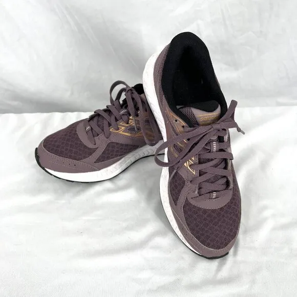Saucony Cohesion 13 GRID running shoes sneakers tennis purple gold athletic  9