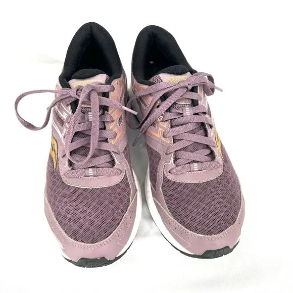 Saucony Cohesion 13 GRID running shoes sneakers tennis purple gold athletic  9