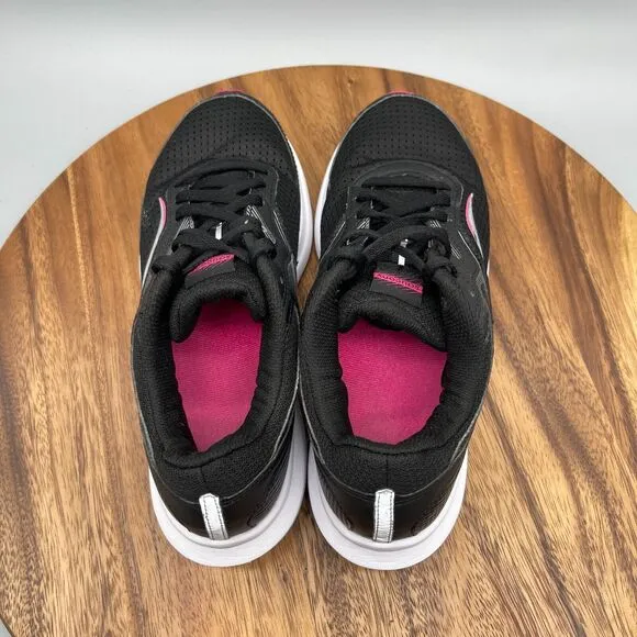 Saucony Cohesion 16 Wide Black Fuchsia Womens Runner Road Running Shoes 9 W Gym