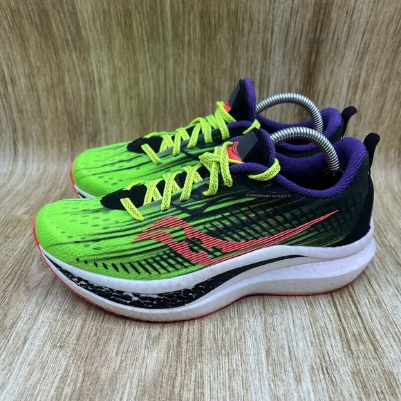 Saucony Endorphin Speed 2 Women's Size 6.5 Green Running Sneaker Shoes S10688-65