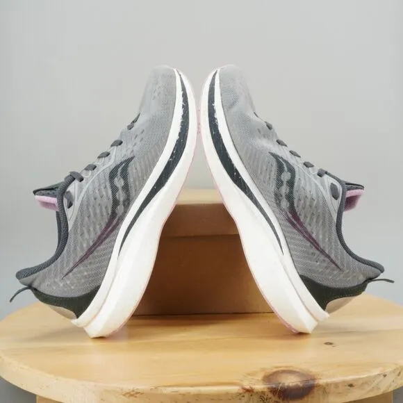 Saucony Endorphin Speed 2 Womens Size 9.5 Shoes Grey Pink Running Sneakers