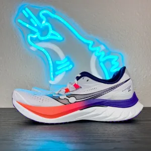 Saucony Endorphin Speed 4 Men’s Marathon Running Gym Shoes Sneakers White - 11