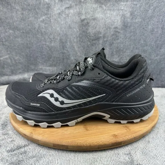 Saucony Excursion TR15 Shoes Mens Size 10.5 Black Running Trail Sneakers New