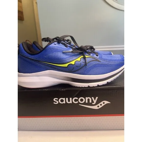 Saucony Kinvara 13 Blue Raz/Black Sneakers Sz 10 Running Training