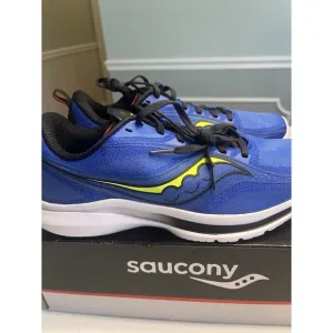 Saucony Kinvara 13 Blue Raz/Black Sneakers Sz 10 Running Training