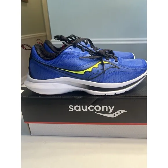 Saucony Kinvara 13 Blue Raz/Black Sneakers Sz 10 Running Training