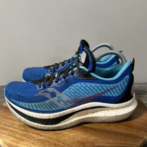Saucony Mens Size 7.5 Endorphin Speed 2 Athletic Classic Running Blue Shoes