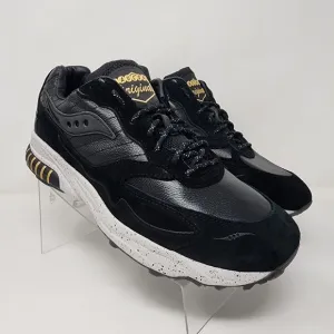 Saucony Running Shoes Mens 11 Black Las Vegas 3D Grid Hurricane Gym Logo Sneaker