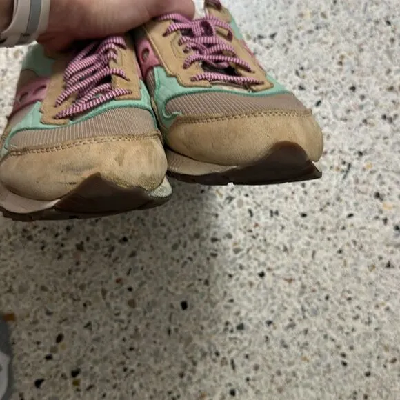 Saucony Shadow 5000 pink green sneaker shoes earth citizen 9.5