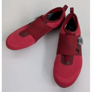 Shimano IC 500 Women's Indoor Cycling Shoes WITH Cleats Size 7 Red