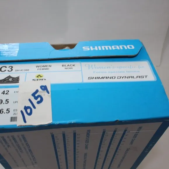 Shimano Women's Biking Shoes Dynalast SH-IC300 Black Size US 9.5 / EUR 42