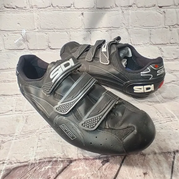 Sidi Cycling Shoes Carbon Millenium Road Black Cycling Shoes 48