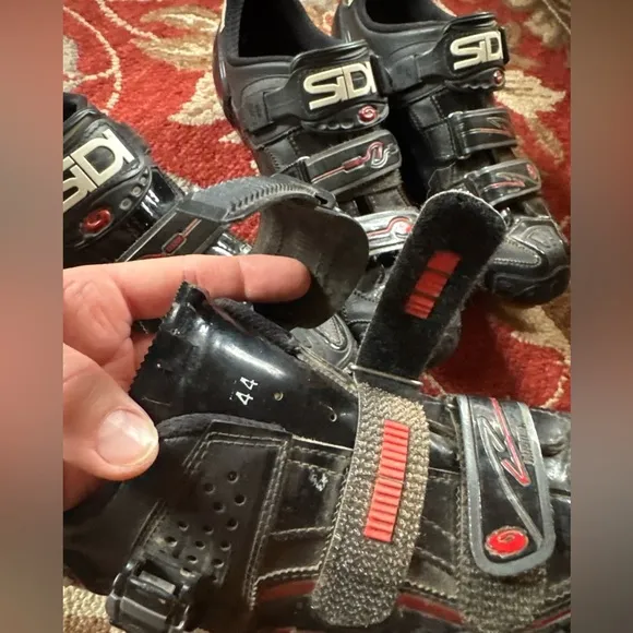 SIDI Spider SRS Mountain Bike shoe racing cycling carbon 44 Men’s US 10 SPD EUC