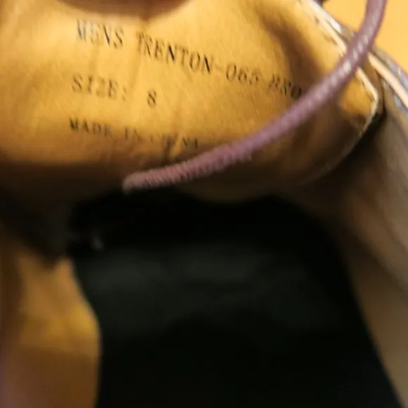 Sio Trenton-065 Brown Croc Woodgrain Oxford Shoes