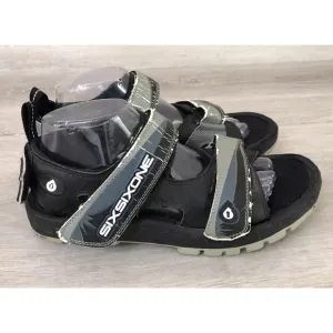 Sixsixone Mountain Bike Shoes Mens EU 41/42 Multicolor Leather Slingback Sandals