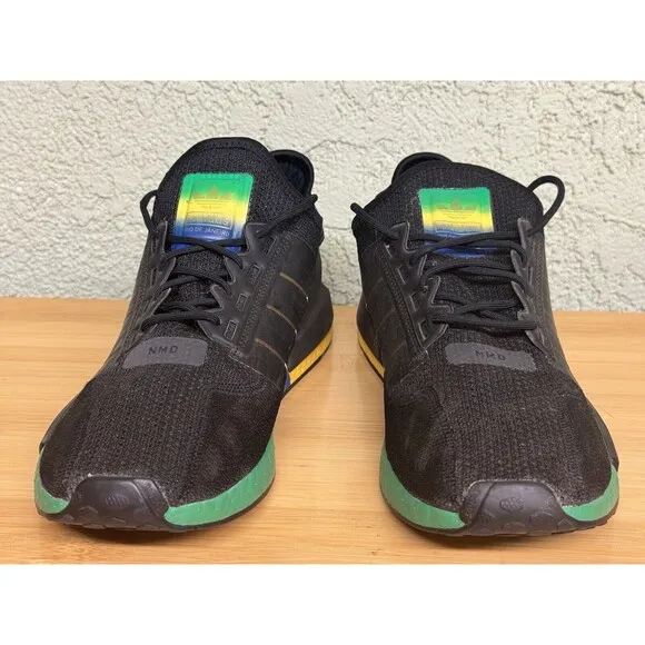Size 11.5 - Adidas NMD R1 V2 Rio De Janeiro Athletic Running Shoes FY1255 Men’s