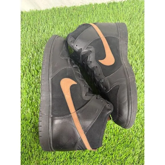 Size 13 - Nike Dunk High Black Rare - 309432-021