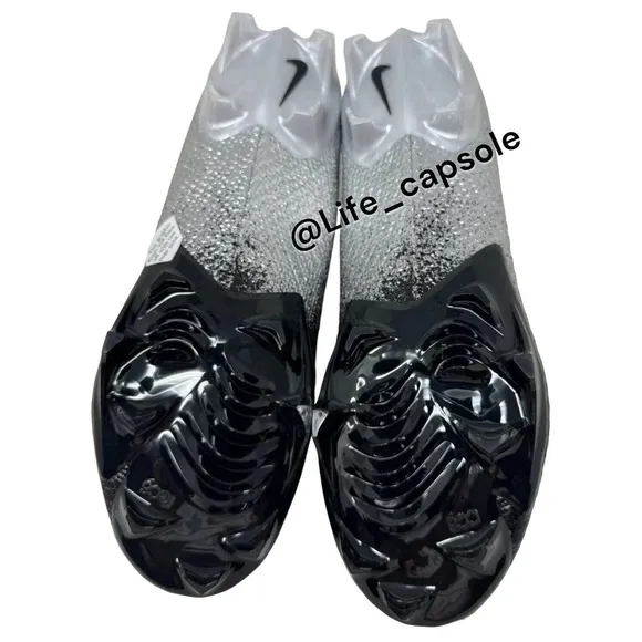 Size 13 Nike Vapor Edge Speed 360 2 Metallic Silver Black Cleats DA5455-003